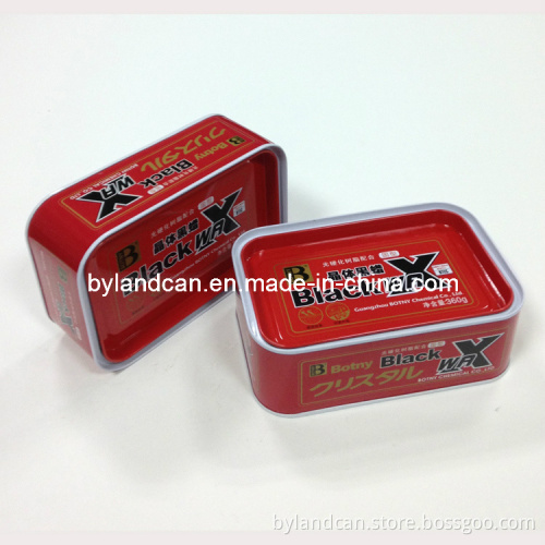 Metal Car Wax Tin Can 360g